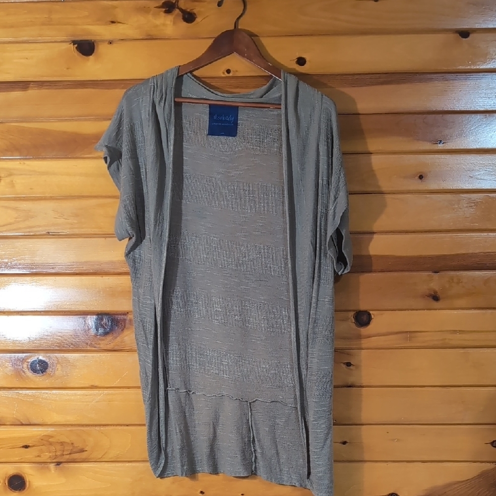 Casual Solid Color Sleeveless Mid-Length Cardigan